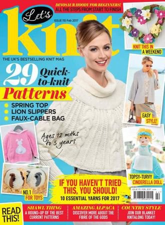 Lets Knit 115, February 2017