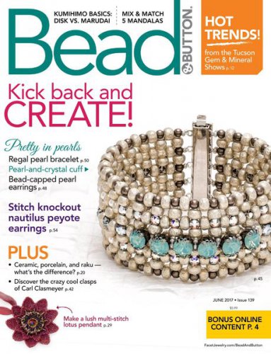 Bead & Button - June 2017 | Редакция журнала | Сделай сам, рукоделие | Скачать бесплатно