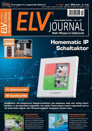 ELV Journal №2 2018 | Редакция журнала | Электроника, радиотехника | Скачать бесплатно