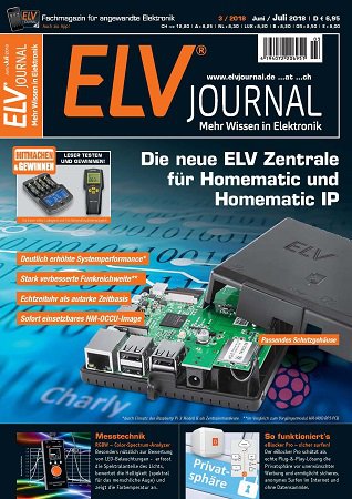 ELV Journal №3 2018 | Редакция журнала | Электроника, радиотехника | Скачать бесплатно