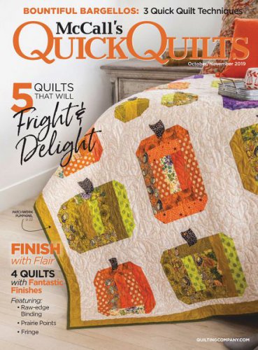 McCall’s Quick Quilts Vol.24 №6 2019 | Редакция журнала | Сделай сам, рукоделие | Скачать бесплатно