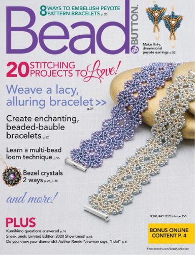 Bead & Button №155 2020 | Редакция журнала | Сделай сам, рукоделие | Скачать бесплатно