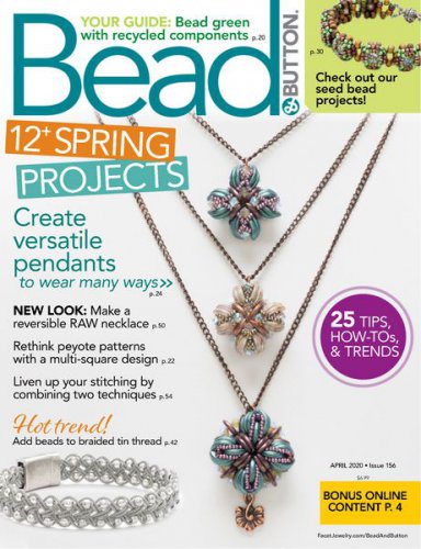 Bead & Button №156 2020 | Редакция журнала | Сделай сам, рукоделие | Скачать бесплатно
