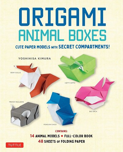 Origami Animal Boxes Kit: Cute Paper Models with Secret Compartments!