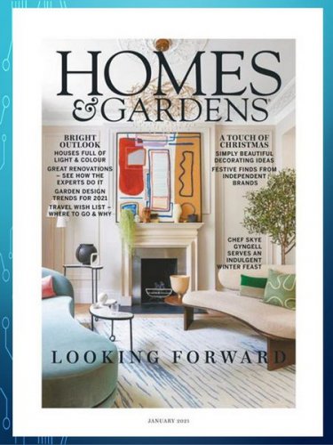 Homes & Gardens UK - January 2021 | Редакция журнала | Архитектура, строительство | Скачать бесплатно
