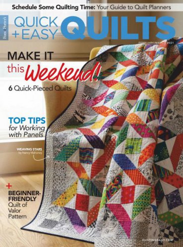 McCalls Quick Quilts  February/March 2021 |   |  ,  |  