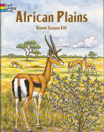 African Plains Coloring Book | Dianne Gaspas-Ettl | , ,  |  