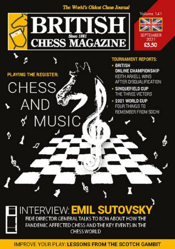 British Chess Magazine - September 2021 | Редакция журнала | Спортивные | Скачать бесплатно