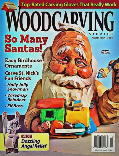 Woodcarving Illustrated №97 Winter 2021 | Редакция журнала | Сделай сам, рукоделие | Скачать бесплатно