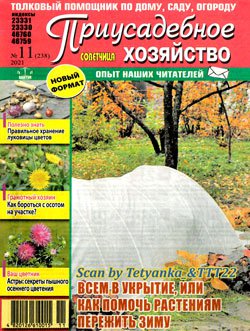 Приусадебное хозяйство № 11 (238)  ноябрь 2021 | Украина | Редакция журнала | Дом, сад, огород | Скачать бесплатно