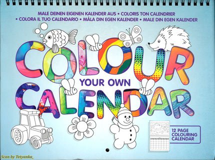 Colour Your Own Calendar |   |  |  