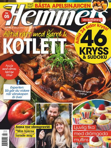 Hemmets Veckotidning №5 2022 | Редакция журнала | Развлекательные | Скачать бесплатно