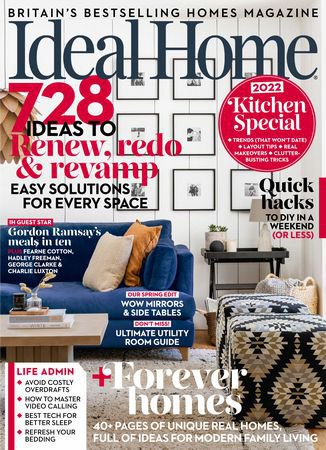 Ideal Home UK - March 2022 | Редакция журнала | Архитектура, строительство | Скачать бесплатно