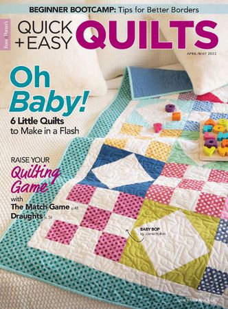 Quick+Easy Quilts Vol.02 №11 2022 | Редакция журнала | Сделай сам, рукоделие | Скачать бесплатно