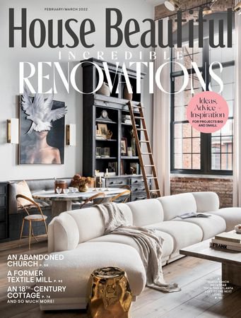House Beautiful USA - February/March 2022 | Редакция журнала | Архитектура, строительство | Скачать бесплатно