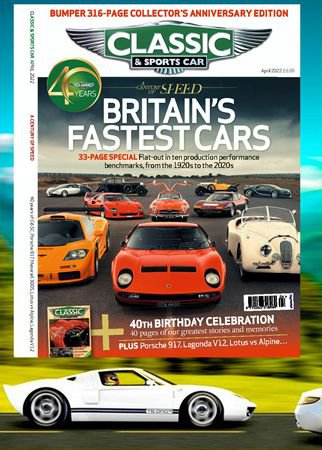 Classic & Sports Car UK Vol.41 №1 2022 | Редакция журнала | Авто, вело, мототехника | Скачать бесплатно