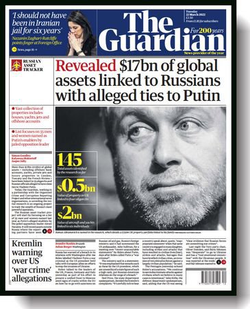 The Guardian - 22 March 2022 |   |   |  
