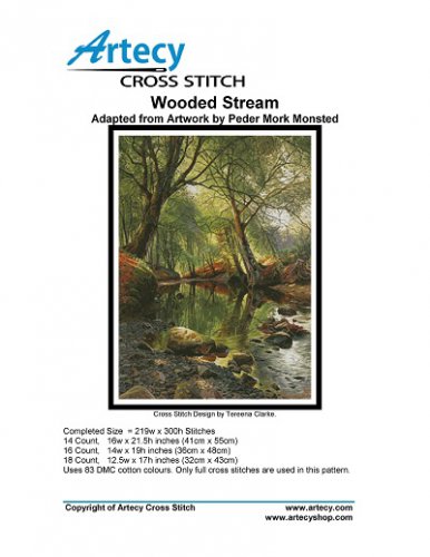 Artecy Cross Stitch - Wooded Stream