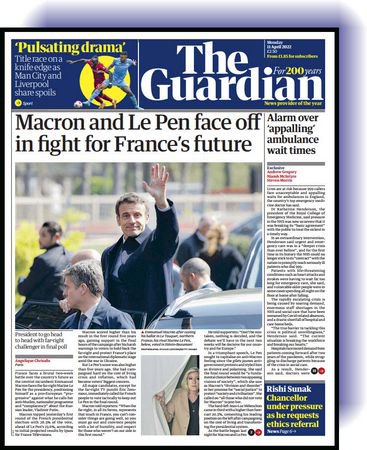 The Guardian - 11 April 2022 |   |   |  