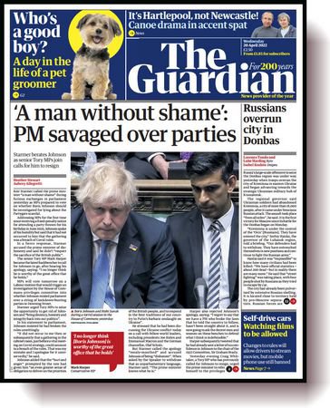The Guardian - 20 April 2022 |   |   |  