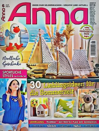 Anna №6 2022 (Germany) | Редакция журнала | Сделай сам, рукоделие | Скачать бесплатно