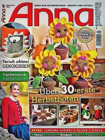Anna №9 2022 (Germany) | Редакция журнала | Сделай сам, рукоделие | Скачать бесплатно