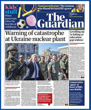 The Guardian - 25 August 2022 |   |   |  