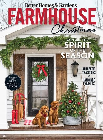 Better Homes & Gardens - Farmhouse Christmas 2022 | Редакция журнала | Архитектура, строительство | Скачать бесплатно
