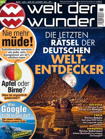 Welt der Wunder №11 2022 | Редакция журнала | Научно-технические | Скачать бесплатно