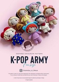 K-POP ARMY Inspired Amigurumi Pattern
