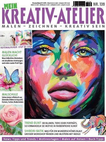 Mein Kreativ Atelier №139 2023 | Редакция журнала | Сделай сам, рукоделие | Скачать бесплатно