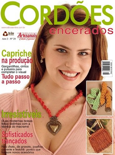 Trabalhos Artesanais Especial Ed.20 2021 - Cordoes encerados | Редакция журнала | Сделай сам, рукоделие | Скачать бесплатно